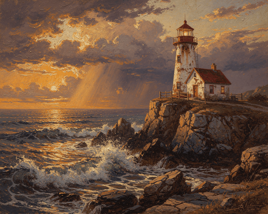 Lighthouse in the Storm