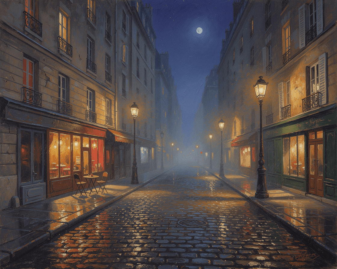 Nocturne on the Boulevard
