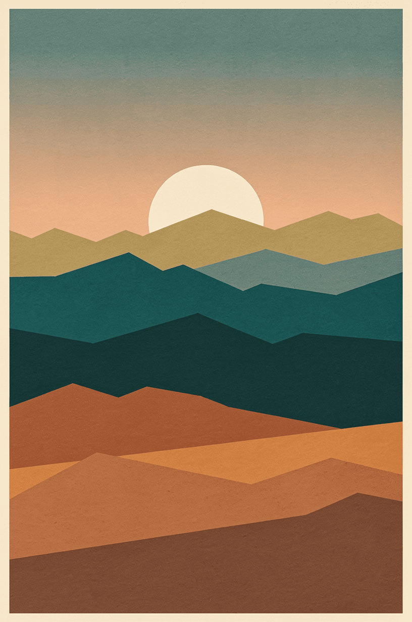 Desert Ridge at Dusk